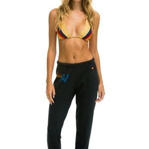 Aviator Nation Logo Sweatpants, Charcoal